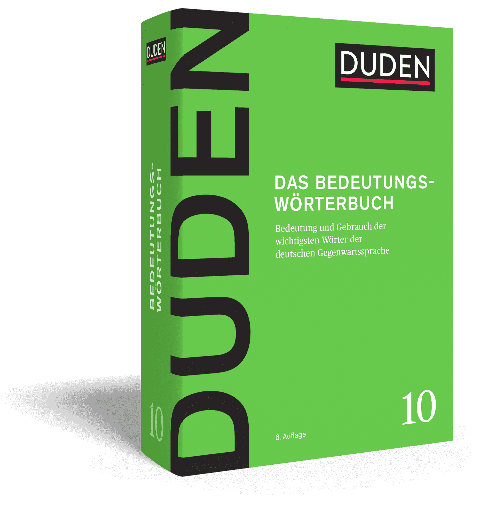 Cover: Das Bedeutungswörterbuch 6. Auflage